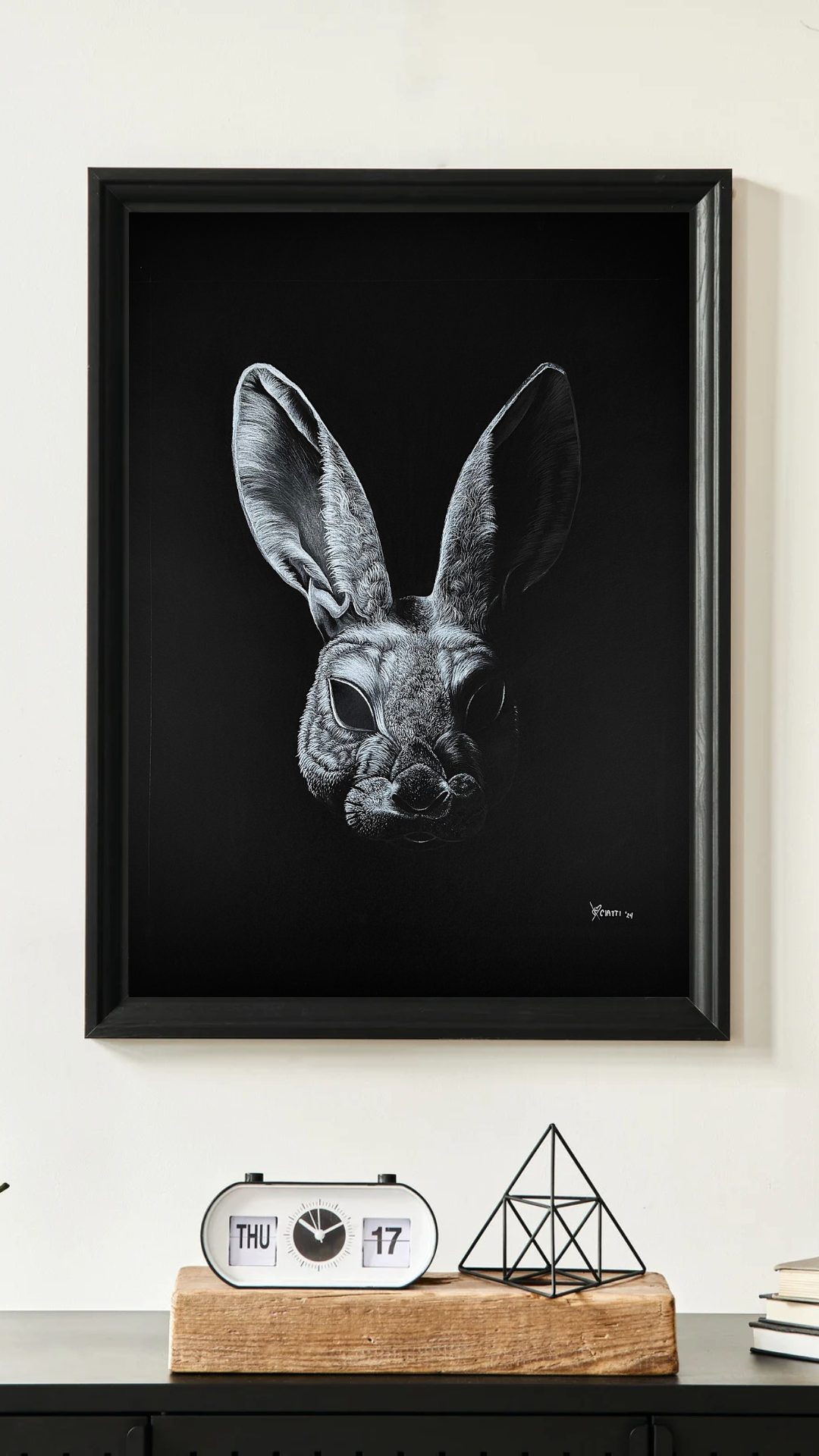Rabbit Mask Drawing